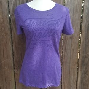 Barrett Jackson Start Your Engine Purple Soft Tee